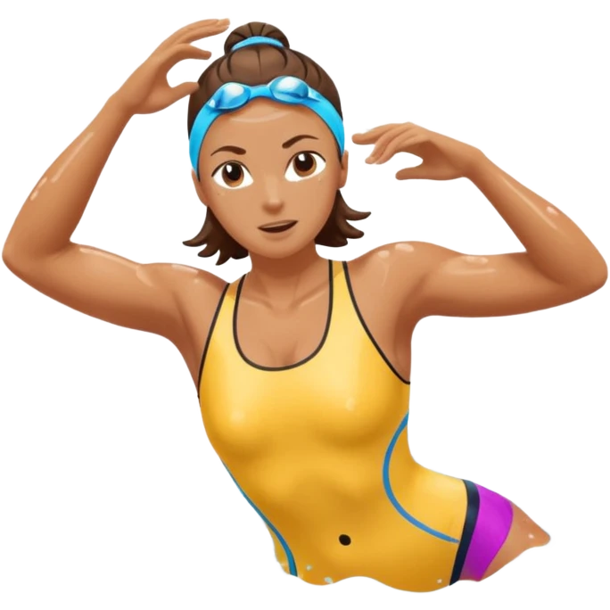 swimmer Athlete in Action emoji