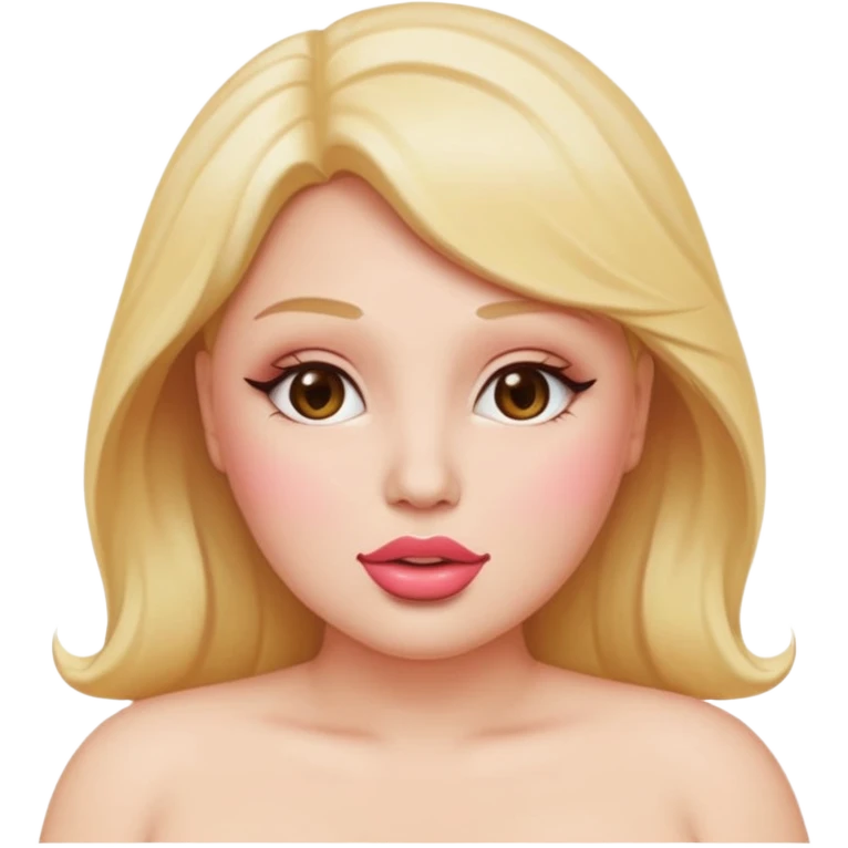 (masterpiece), (nsfw:1.4), (detailed:1.3), (vector emoji style:1.2), (glossy lips:1.4), (plump bottom lip bite:1.4), (subtle top lip shine:1.2), (soft blush gradient background:1.1), (clean shading:1.2), (smooth lines:1.3) emoji