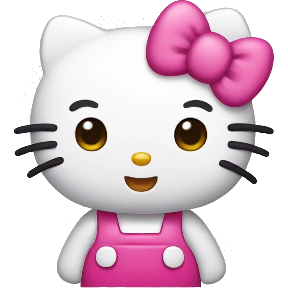 Pink hello kitty  emoji