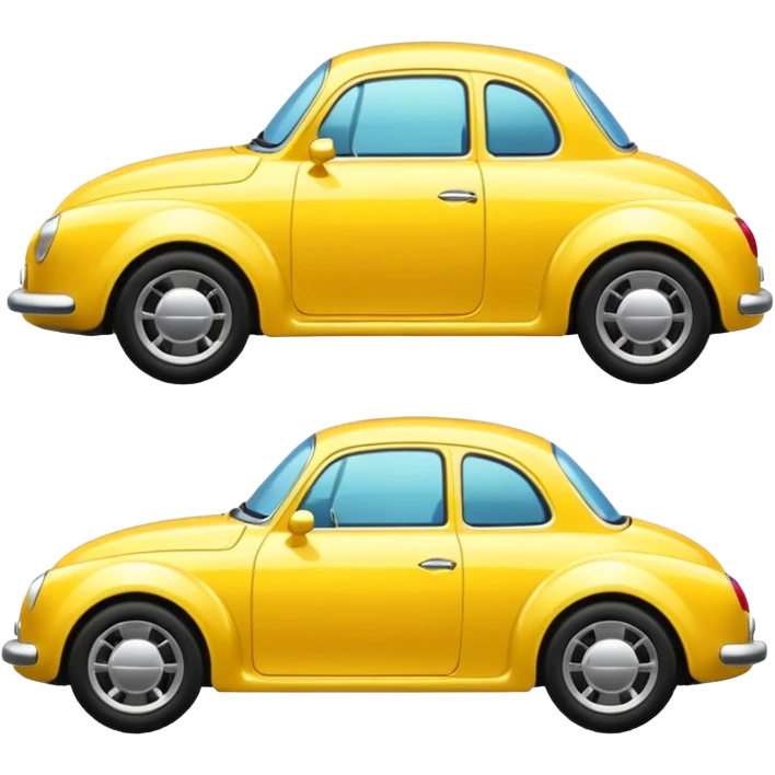 Yellow car  emoji