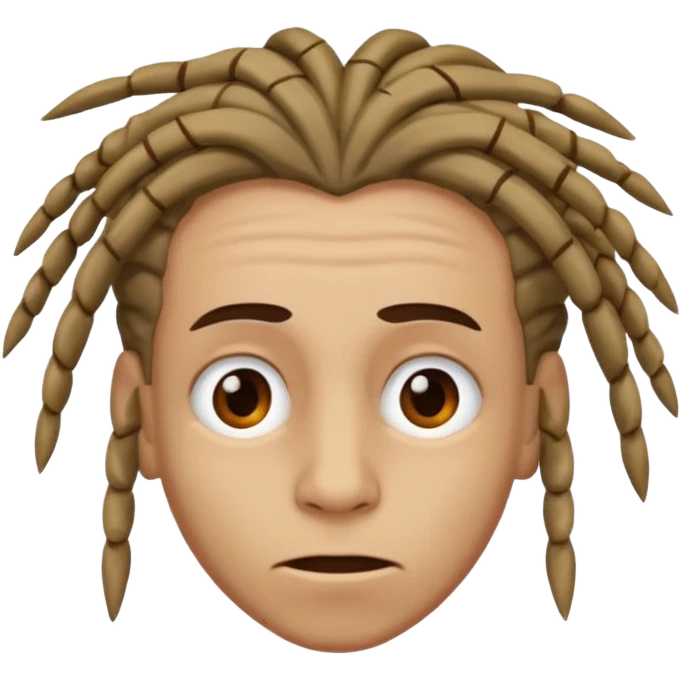 nonchalant dread head ￼ emoji