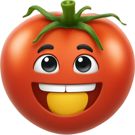 Smile tomato emoji