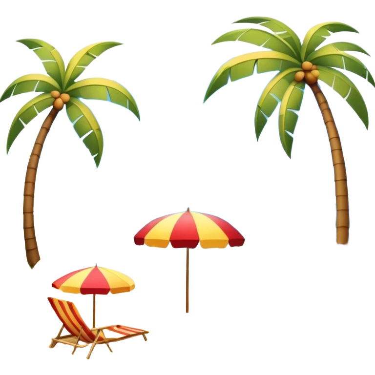Cinematic Realistic Beach Emoji in a wooden frame, Sunny and bright, with soft golden sand stretching as far as the eye can see, gently lapping waves crashing onto the shore, and a clear, blue sky above. Palm trees sway in the warm breeze, and colorful beach umbrellas dot the landscape. Soft glowing outline, capturing the essence of a relaxed, joyful beach day filled with sun, sand, and surf! emoji