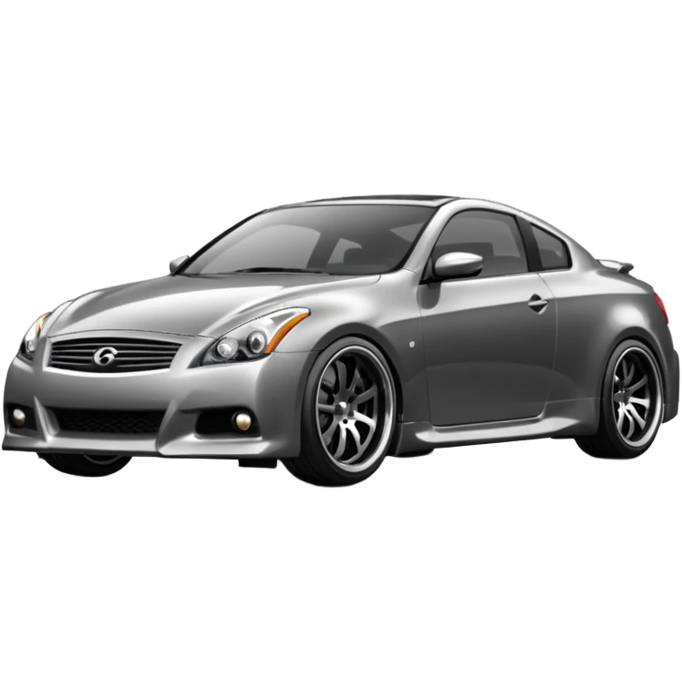 G37 coupe car lowered with dark mags darksliver car 10.5 rears emoji