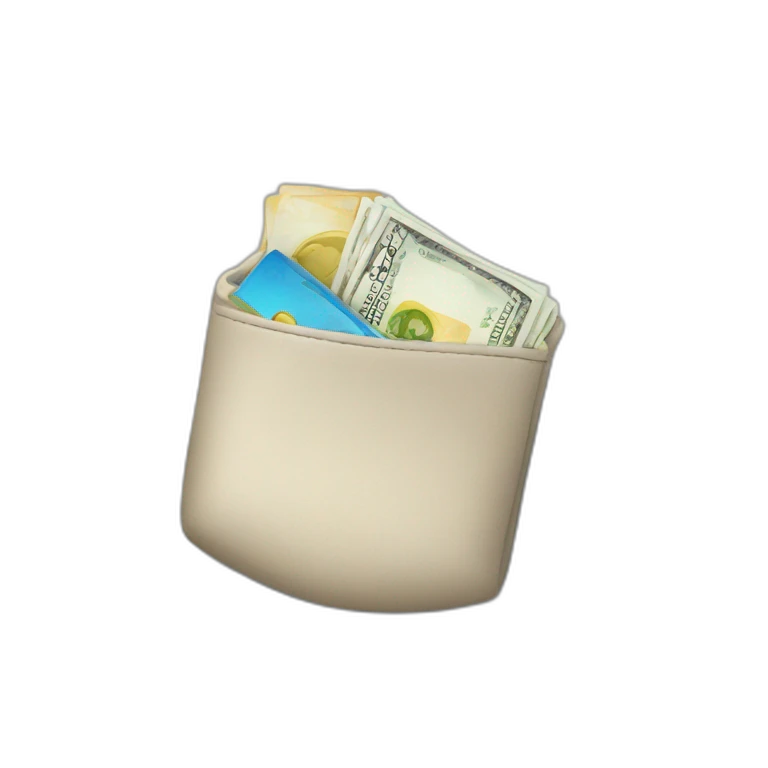 Pocket without money emoji