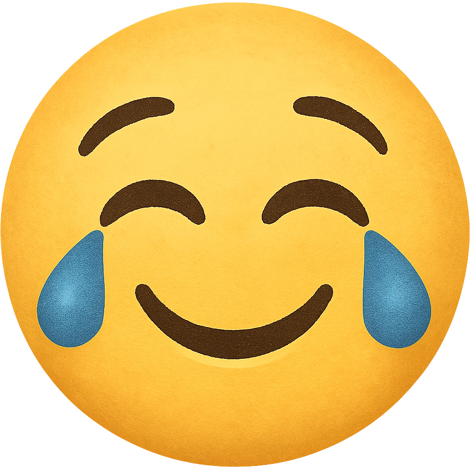 emoji representing the emotion of 'nostaljoy', a creative blend of, remove background emoji