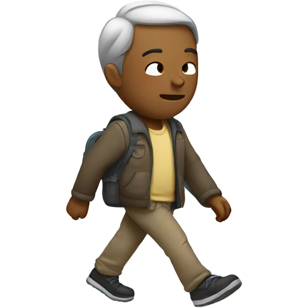 Walking but sleeping emoji