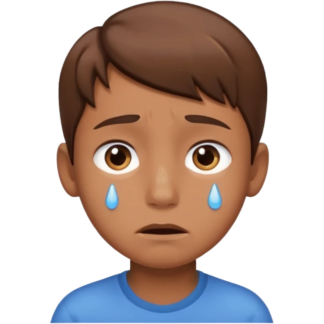 sad boy cartoon face expression emoji
