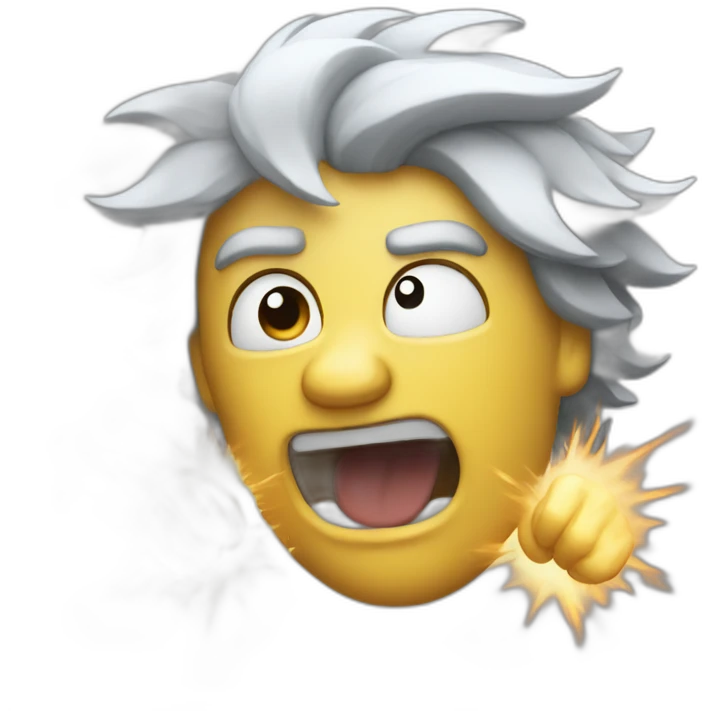 thundering emoji