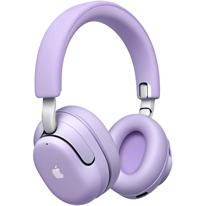 pastel purple airpods max emoji