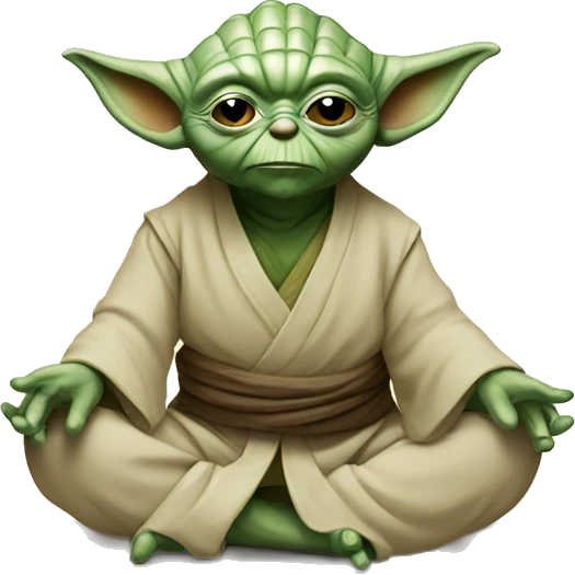 Yoda yoga emoji