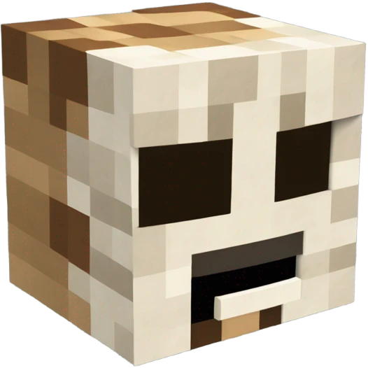 Dame emojis de Logo de Mincraft con un mas y normal emoji