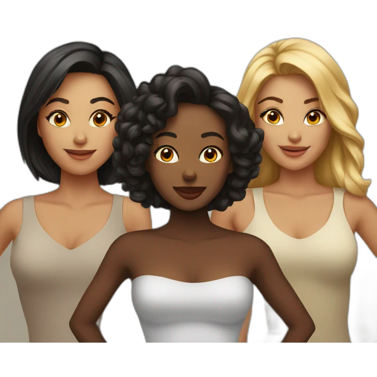 group of beautiful women  emoji