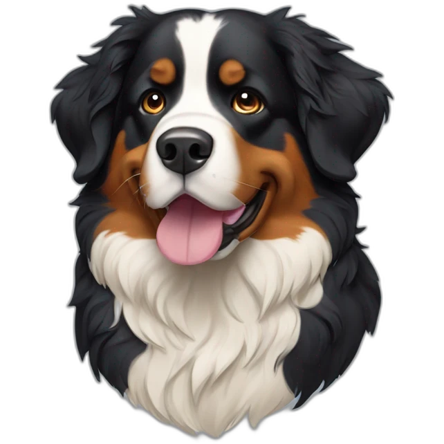Bernese mountain dog emoji
