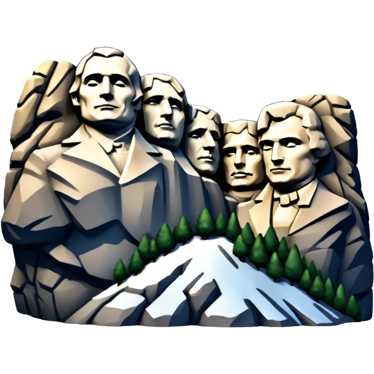 Mount Rushmore emoji
