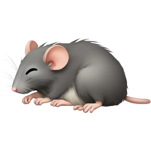 Rat sleeping  emoji