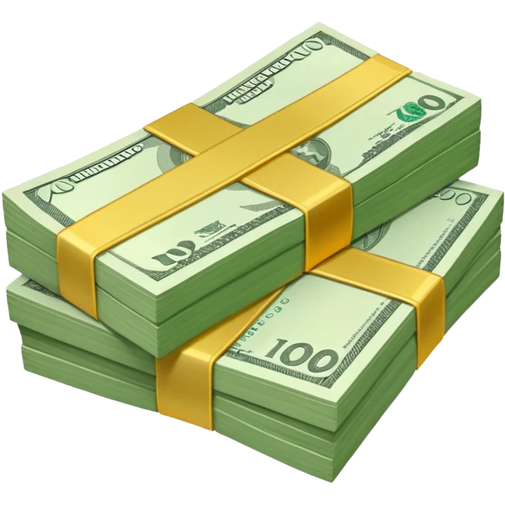 One thousand rubles emoji