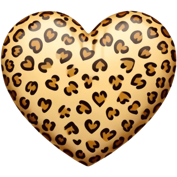cuore leopardato  emoji