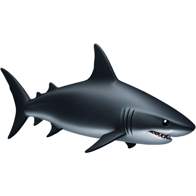 Black shark emoji