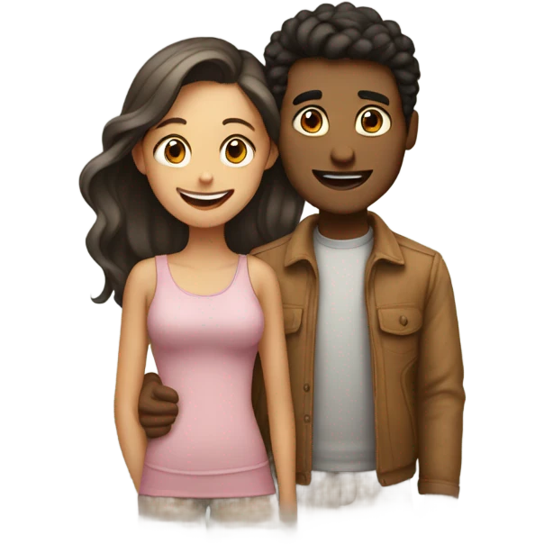 girl with boyfriend  emoji