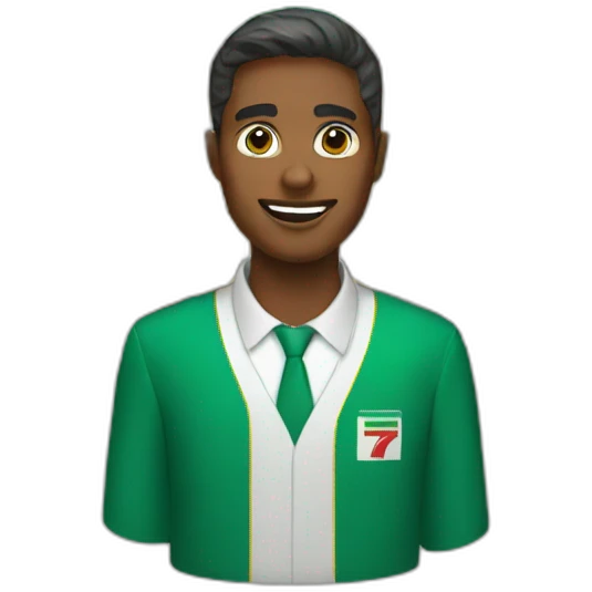 7-Eleven clerk emoji