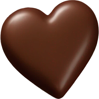 Heart chocolate heart  emoji