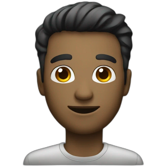 uomo con camera emoji