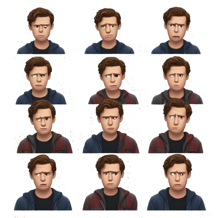 Tom holland sad emoji