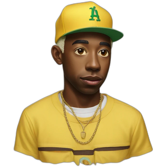 tyler the creator with chapka emoji