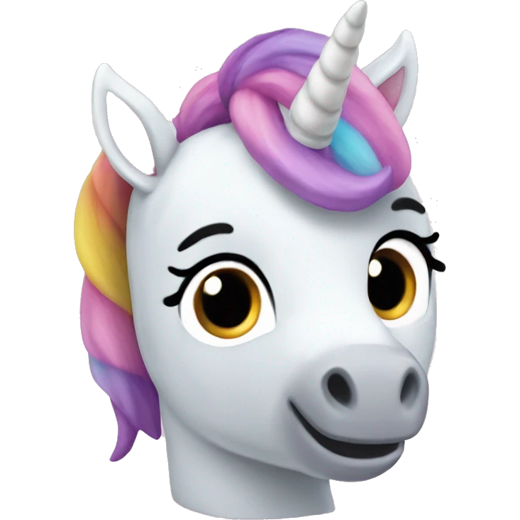 A unicorn beanie, boo emoji