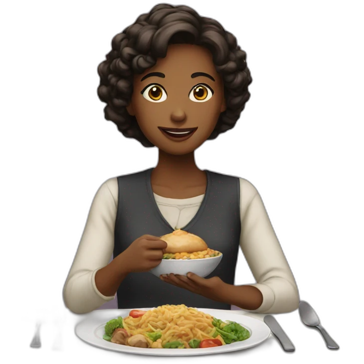 girl dinner emoji