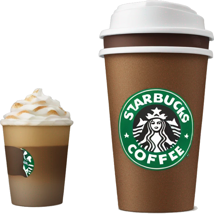Starbucks coffee emoji