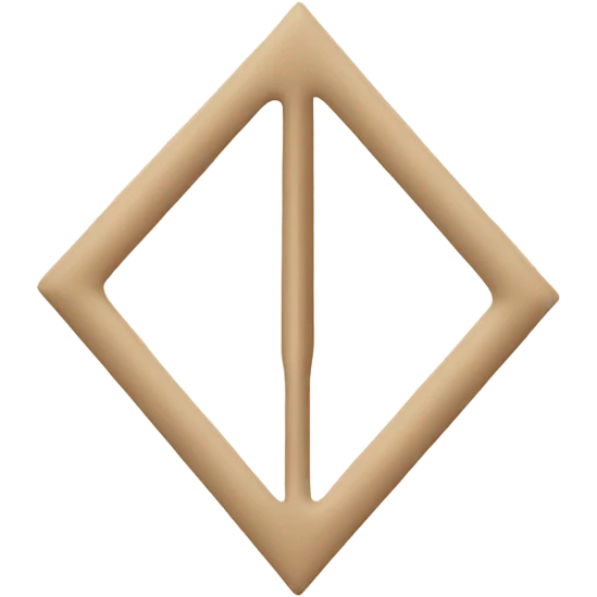 Beige minimalist arrow emoji