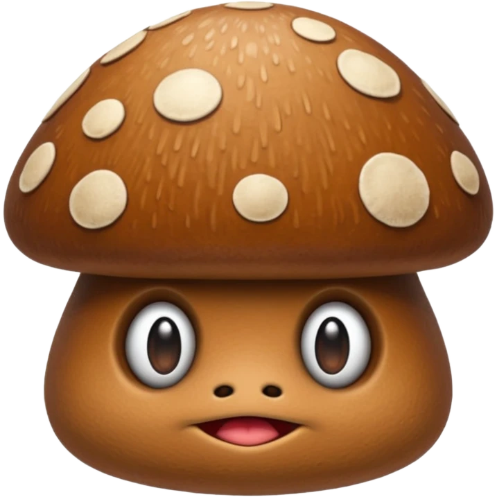 goomba mushroom brown emoji
