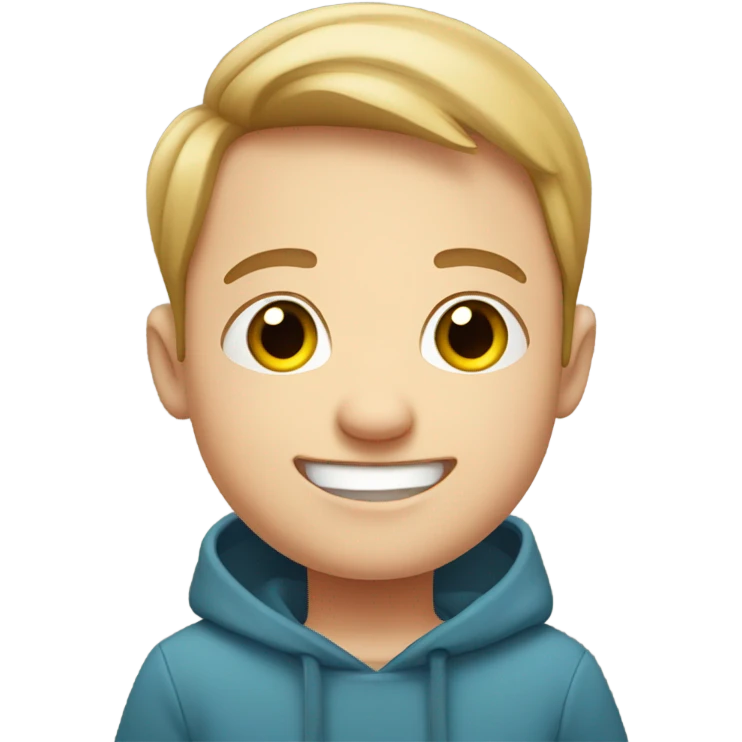 Guy with Down syndrome  emoji