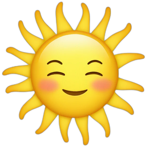 sunshine emoji
