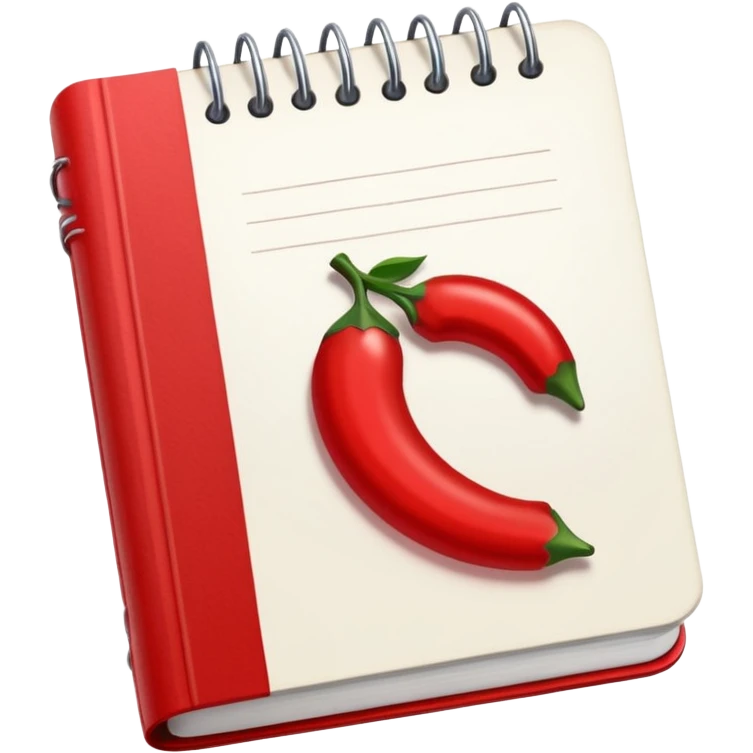 HAZ UN planificador de lista de objetivos en color vinotinto/rojo carmesí brillante, con hojas de cuaderno blancas (no agregues frutas ni nada de eso) https://imgproxy.attic.sh/insecure/f:png/plain/https://attic.sh/z0hvfdddapmiax935oa389bq0wzk emoji