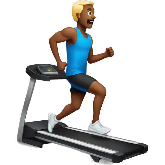 man running on a treadmil emoji