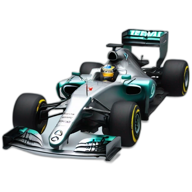 Mercedes F1 car emoji