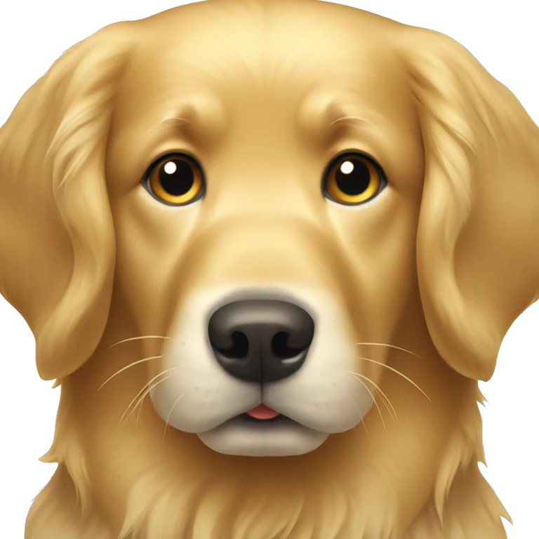 Golden retriever dog  emoji