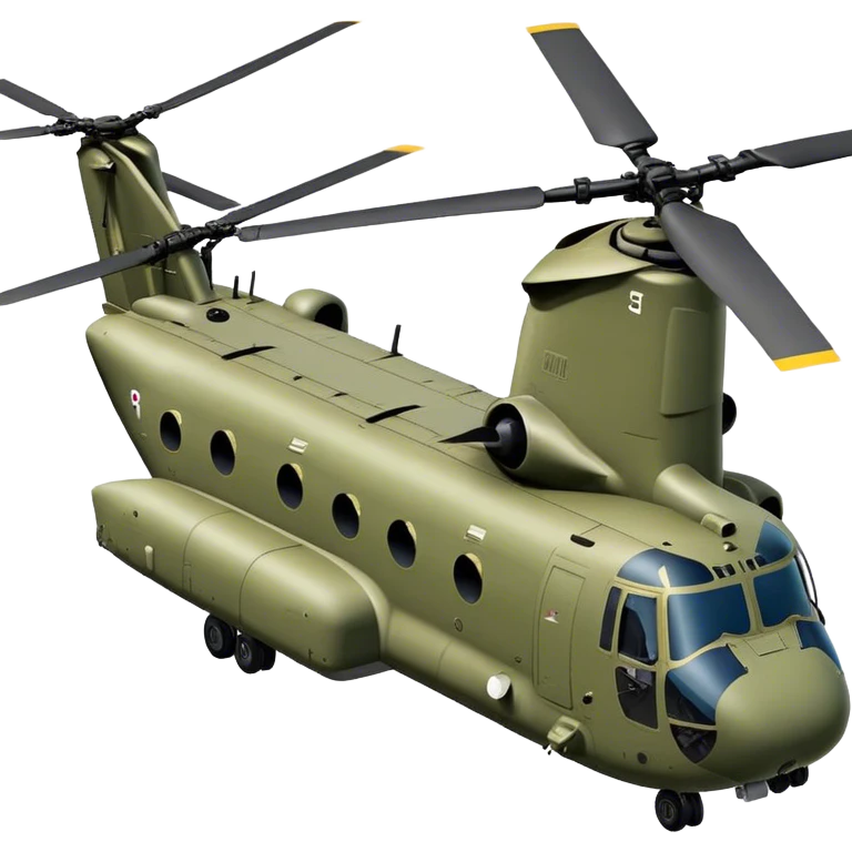 CH-47 Chinook Helicopter - boeing emoji