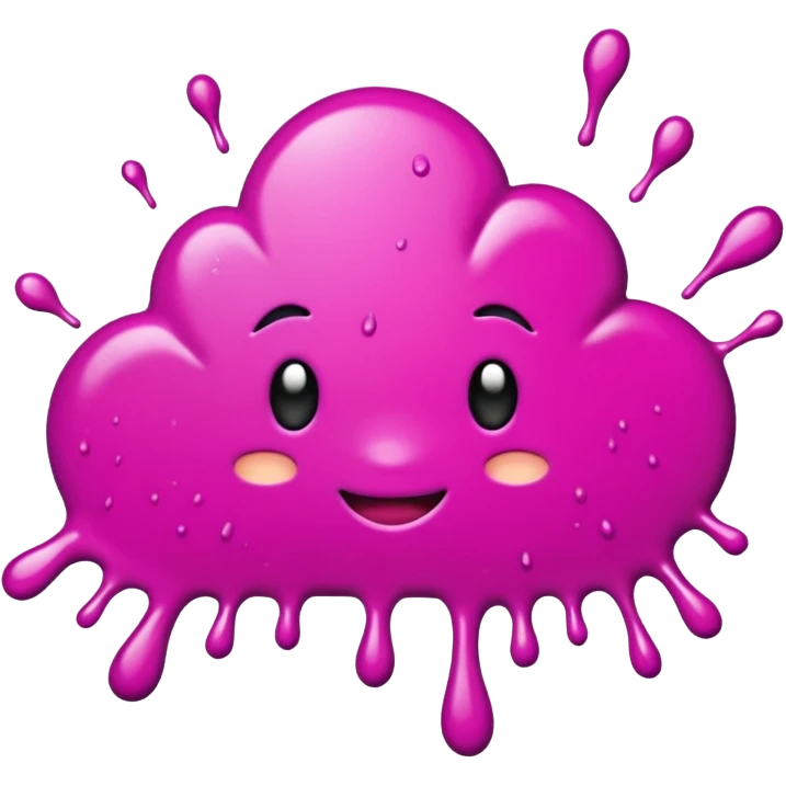 Bright Magenta Splatter emoji