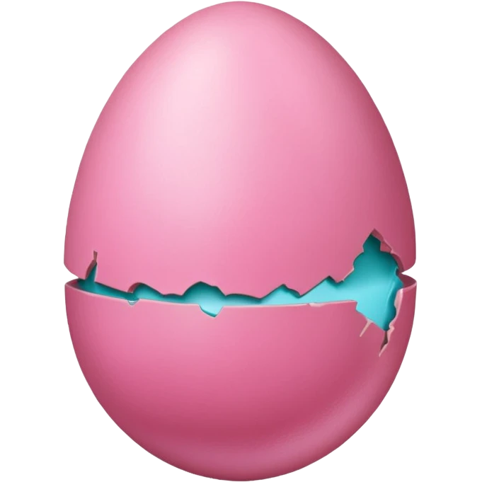pink egg ctack emoji