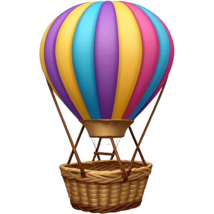 Hot air ballon emoji