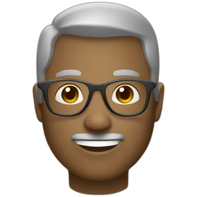 Taupe a lunettes emoji