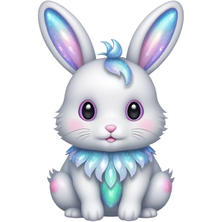 Fairy glitter bunny  emoji