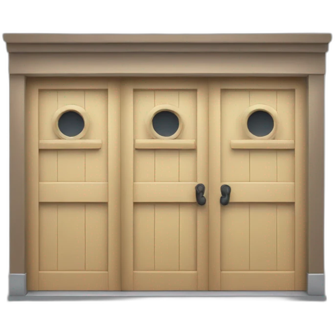 3 doors garded emoji