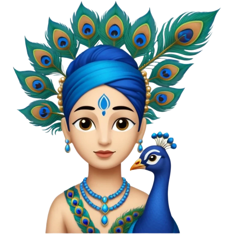 Krishna feather emoji
