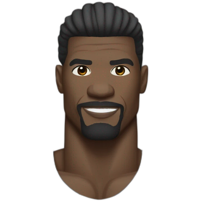 Terry crews with long black hair and flag headband emoji