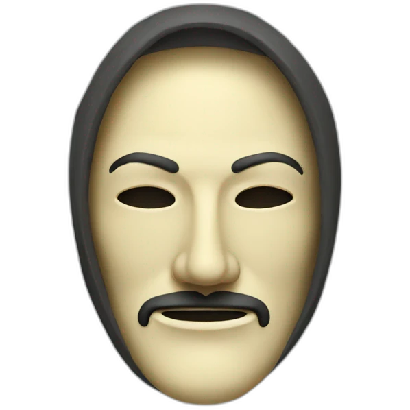 hacker Anonymous mask emoji